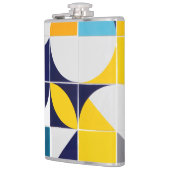 Abstrakter Multycolor-Flasche Flachmann (Links)