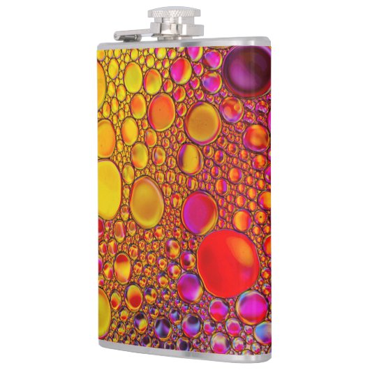 Abstrakter Multycolor-Flasche Flachmann (Links)