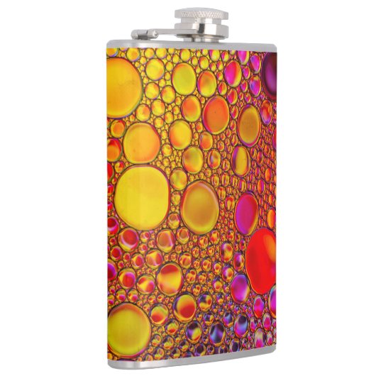 Abstrakter Multycolor-Flasche Flachmann (Rechts)