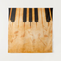 Abstrakter musikalischer Hintergrund - Tastatur un