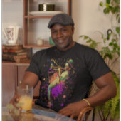 Abstrakter Musiker spielt Trumpet T-Shirt