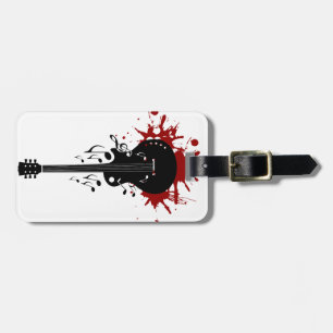 Abstrakter Musikhintergrund Gepäckanhänger