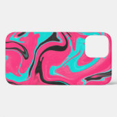Abstrakter Musterhintergrund mit Farbverlauf und T Case-Mate iPhone Hülle (Rückseite (Horizontal))
