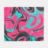 Abstrakter Musterhintergrund mit Farbverlauf und T Fleecedecke (Vorderseite (Horizontal))