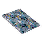 Abstrakter Musterhintergrund Notizblock (Rechte Seite)