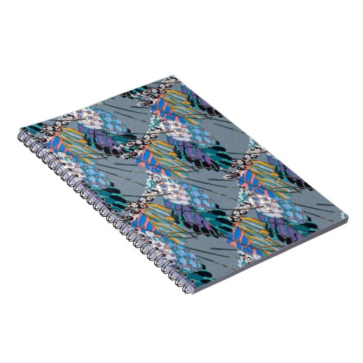 Abstrakter Musterhintergrund Notizblock (Rechte Seite)