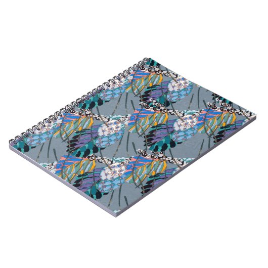 Abstrakter Musterhintergrund Notizblock (Linke Seite)