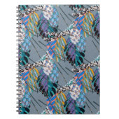 Abstrakter Musterhintergrund Notizblock (Vorderseite)
