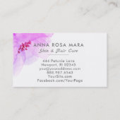 *~* abstrakter mutiger eleganter Mit Visitenkarte (Rückseite)