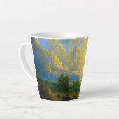 Abstrakter Mystischer Wald  Milchtasse (Linke Ecke)
