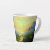 Abstrakter Mystischer Wald  Milchtasse (Rechte Ecke)