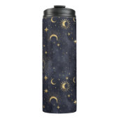 Abstrakter Nachthimmel Thermosbecher (Vorderseite)