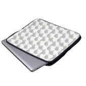 Abstrakter nahtloser 3D-Diahintergrund.abstr Laptopschutzhülle (Vorne Knopf)