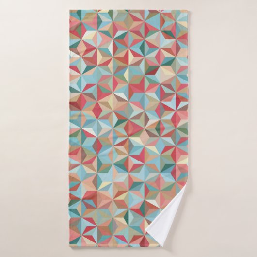 Abstrakter nahtloser Hintergrund aus Pastellfarben Badehandtuch (Badehandtuch)