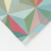 Abstrakter nahtloser Hintergrund aus Pastellfarben Fleecedecke (Ecke)