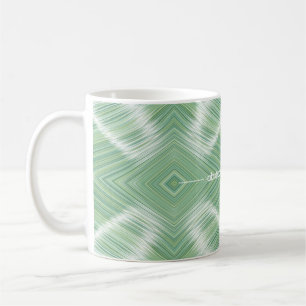 Abstrakter nahtloser Hintergrund. Viele wellige Li Kaffeetasse