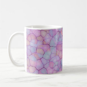 Abstrakter nahtloser Hintergrund von farbenfrohen Kaffeetasse