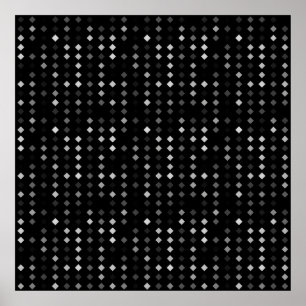 Abstrakter nahtloser Musterhintergrund mit multico Poster