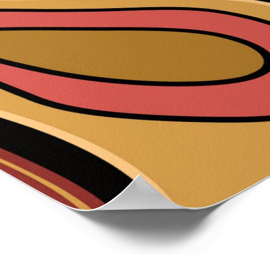 Abstrakter, nahtloser Texturdruck Poster (Ecke)