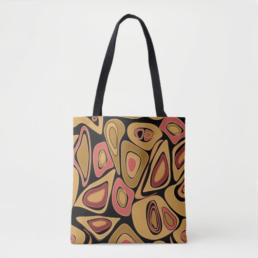 Abstrakter, nahtloser Texturdruck Tasche (Vorderseite)