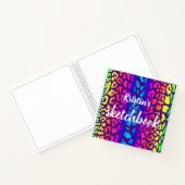 Abstrakter Name bei Tieren Sketchbook Notizblock (Innenseite)