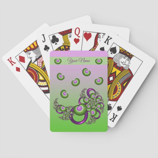 Abstrakter Name des  Fraktals Spielkarten (Rückseite)