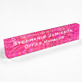 Abstrakter Name Namensplakette