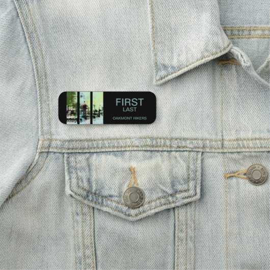 Abstrakter Name Namensschild (Beispiel)