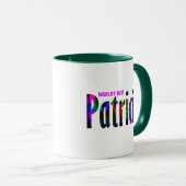 Abstrakter Name "Patricia" Tasse (VorderseiteRechts)