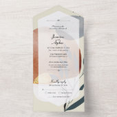 Abstrakter Naturaufstieg All In One Einladung (Innen Boden)