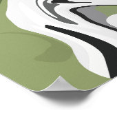 Abstrakter Naturfluss Poster (Ecke)