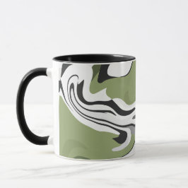 Abstrakter Naturfluss Tasse