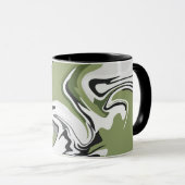 Abstrakter Naturfluss Tasse (VorderseiteRechts)