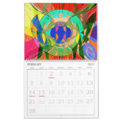 Abstrakter Naturkalender Kalender (Feb 2027)