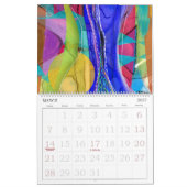 Abstrakter Naturkalender Kalender (Mär 2027)