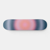 Abstrakter Navyblauer Gradient Skateboard (Horizontal)