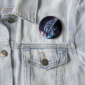 Abstrakter Nebel Blau und Lila Button (Beispiel)