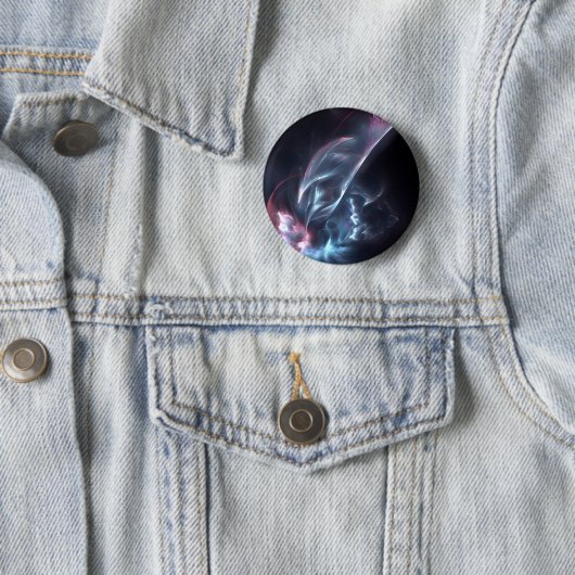 Abstrakter Nebel Blau und Lila Button (Beispiel)