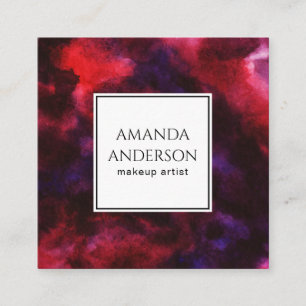 Abstrakter Nebel-Quadrat-Visitenkarte Quadratische Visitenkarte