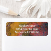 Abstrakter Nebel Rücksendeadresse (Insitu)