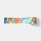 Abstrakter Nebelfleck MultiColors Stripes Muster Ripsband (Vorderseite)