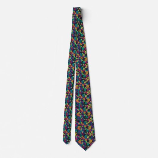 Abstrakter Necktie Krawatte (Rückseite)