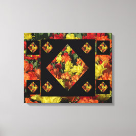 Abstrakter Nelken-Leinwanddruck (50,8 x 40,64 cm) Leinwanddruck