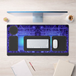 Abstrakter Neon-Glühformen-Tischorganisator Schreibtischunterlage