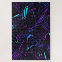 Abstrakter Neon schwer zu lösen