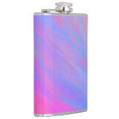 Abstrakter Neonfarbenstrom Flachmann (Rechts)