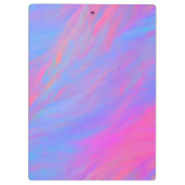 Abstrakter Neonfarbenstrom Klemmbrett (Rückseite)