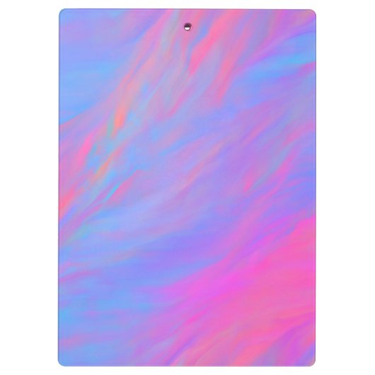 Abstrakter Neonfarbenstrom Klemmbrett (Rückseite)