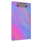 Abstrakter Neonfarbenstrom Klemmbrett (Rechts)