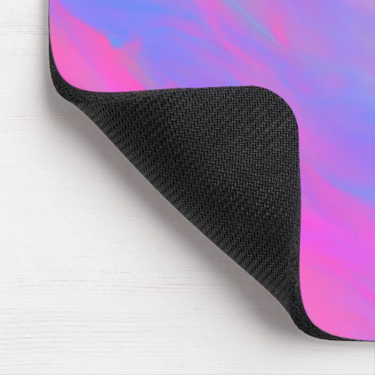 Abstrakter Neonfarbenstrom Mousepad (Ecke)